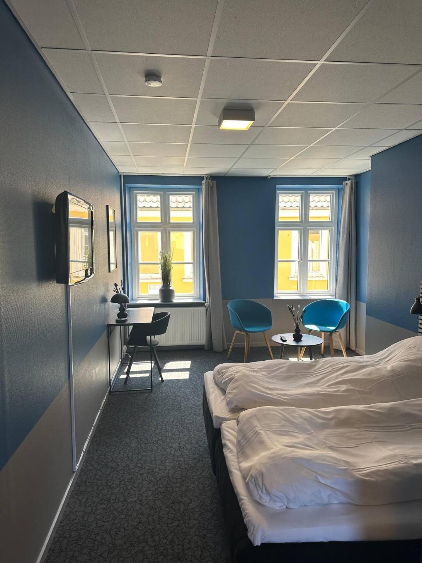 Blue Double Room 6 On Pedestrian Street Saeby מראה חיצוני תמונה